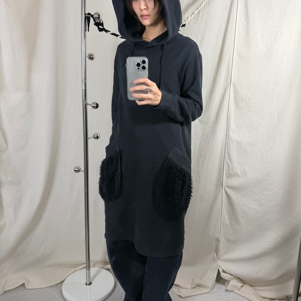 Mercibeaucoup 메르시보꾸 후드 원피스