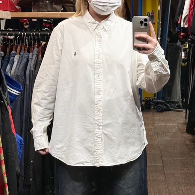 [HI] 폴로 랄프로렌 긴팔 셔츠 화이트 