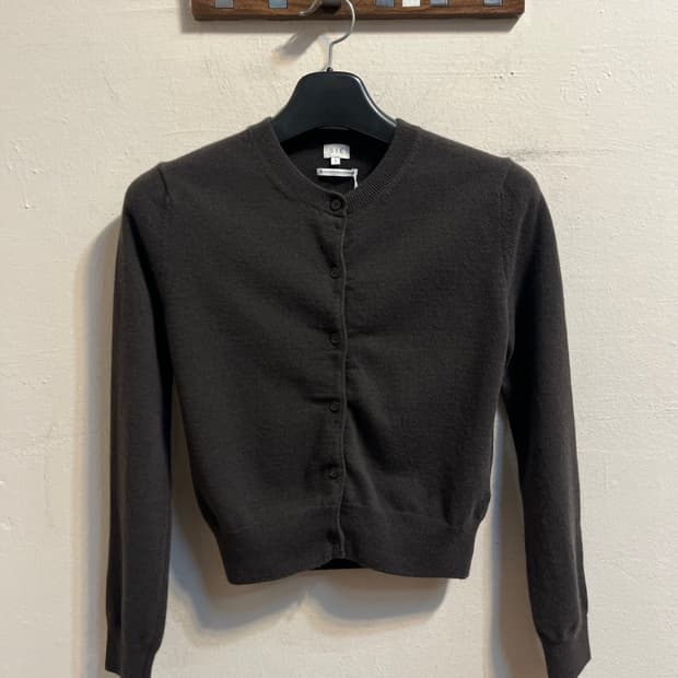 시에 크롭 가디건