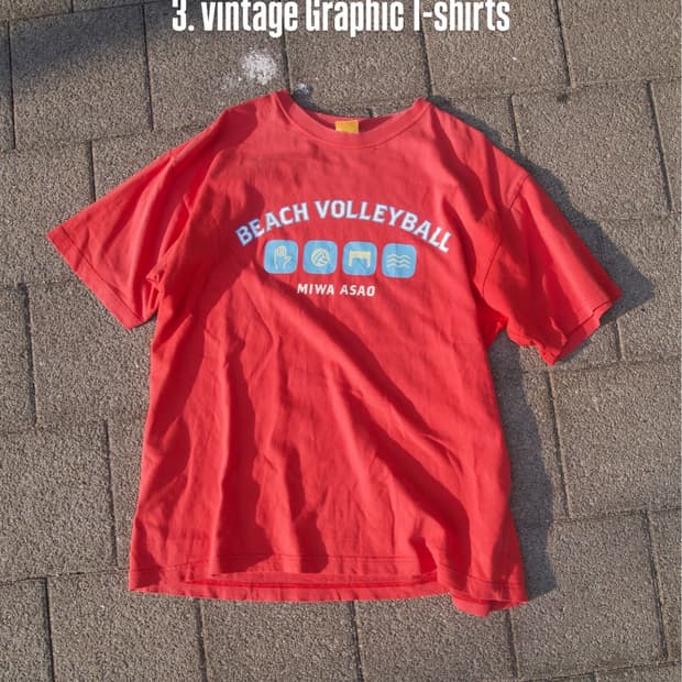 vintage Graphic T-shirts - beach