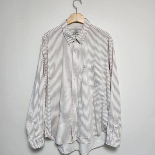 폴로Polo 스트라이츠 코튼 셔츠 XL - S173