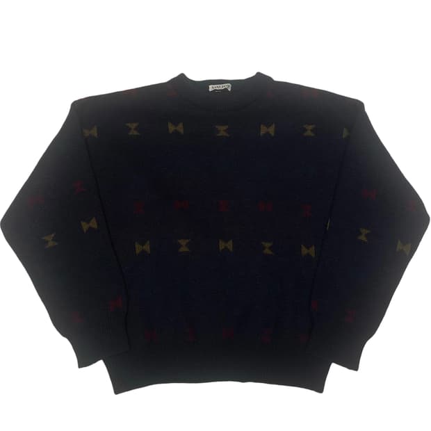 Nanibon 퍼플패턴니트 100