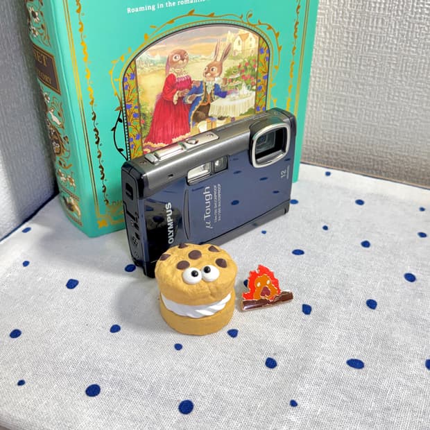 올림푸스 뮤 터프6010 네이비 빈티지디카