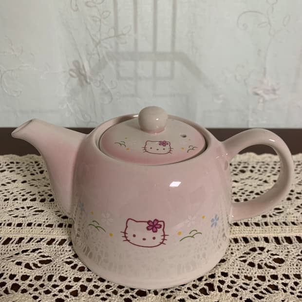 고전키티 헬로키티 01년 티팟