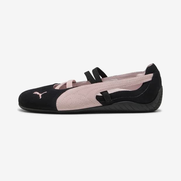 퓨마 스피드캣 발렛 스웨이드 - 블랙:핑크  245
