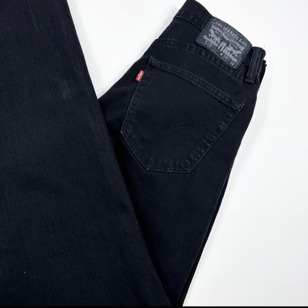 리바이스 511 오리지널 흑청 블랙진 데님 팬츠 (28인치)