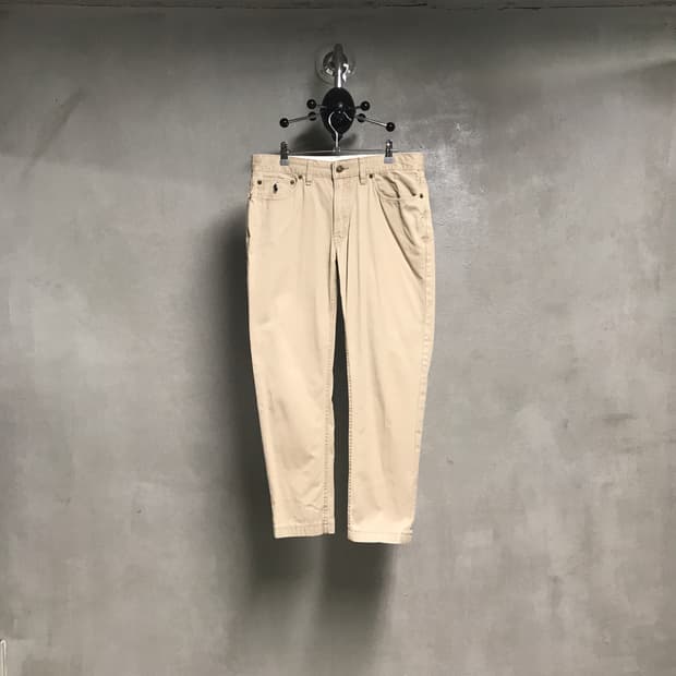 폴로 랄프로렌 베이지 코튼 팬츠 32/32