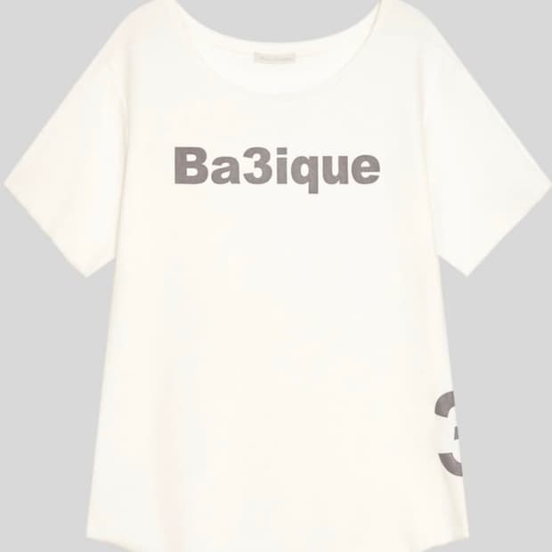 샵페어리 loose logo t-shirt (ivory)