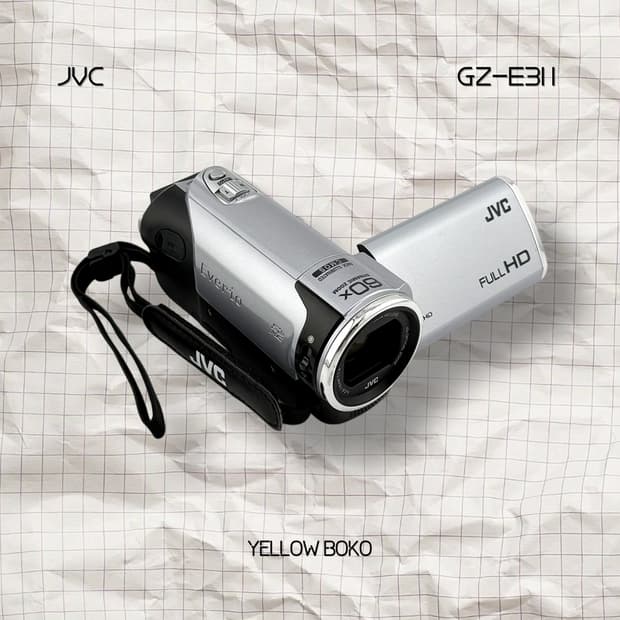 [레트로무드] JVC 켄우드 GZ-E311 브이로그 캠코더 비디오 카메라