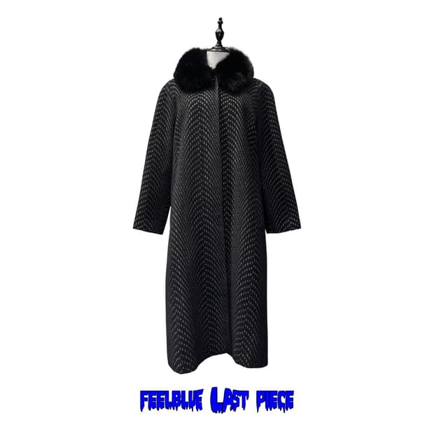 gothic angora long coat