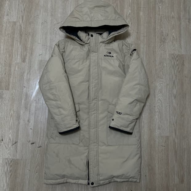 아이더 키즈 덕다운 700 후드 롱패딩 12-13