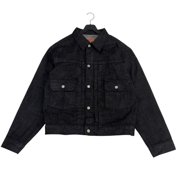 아웃스탠딩 흑청 셀비지 데님 2ND 자켓