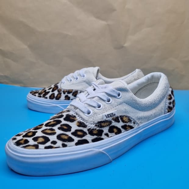 반스 레오파드 송치 여성스니커즈230.