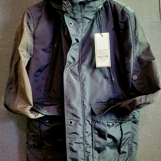 [택달린 새상품] -HOMBRUNO 스포티 글로쉬워싱 자켓