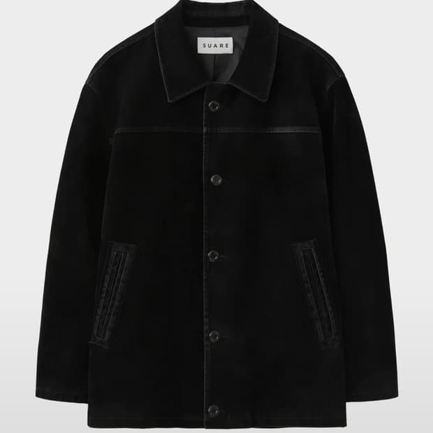 수아레 스웨이드 카코트