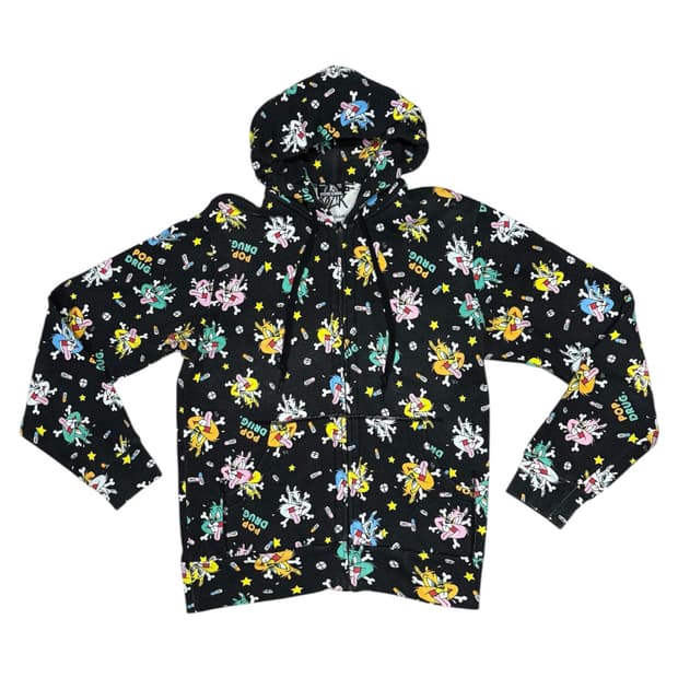 히스테릭 글래머xKozik pop drug 후드 집업 자켓