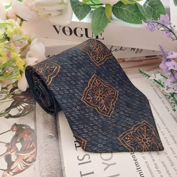 리버티 오브런던 실크 다크그린 넥타이 10.2cm A+~A등급 K1316