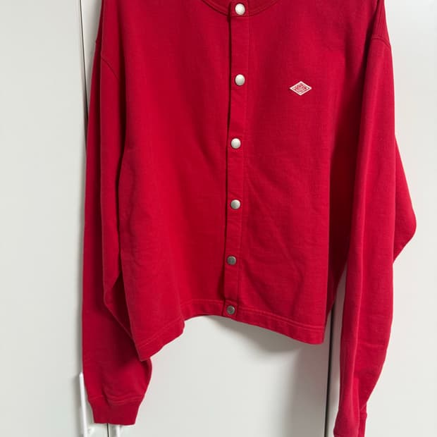 단톤 코튼 크루넥 가디건