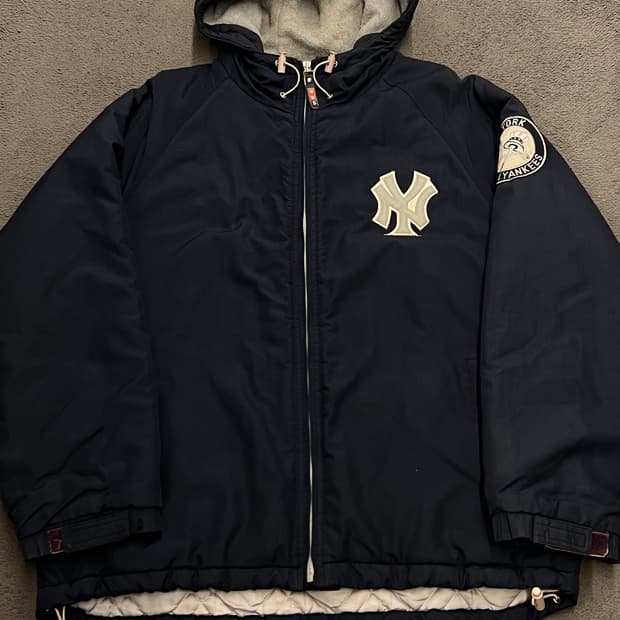 MLB 빈티지 wws 양키즈 대장급 누빔 자켓 처분 