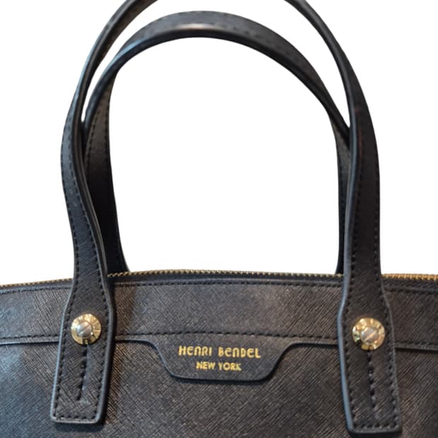 헨리 벤델 블랙 사피아노 토트백 숄더백