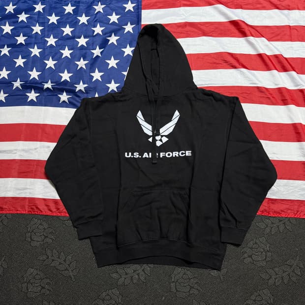 [L] 밀리터리 미 U.S AIR FORCE 스웻 후드티 S-25