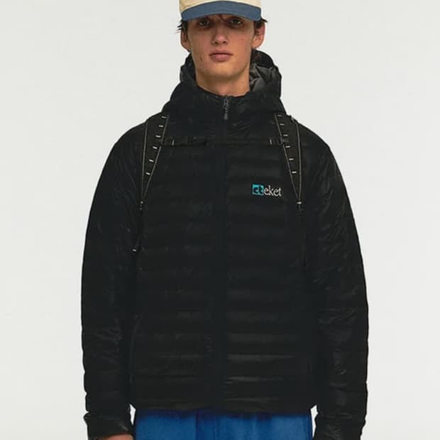 테켓 경량패딩 L 구합니다 