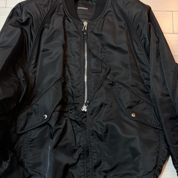 SONGZIO 송지오 블랙 MA-1 항공점퍼 샘플제품