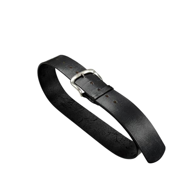 wide leather belt
