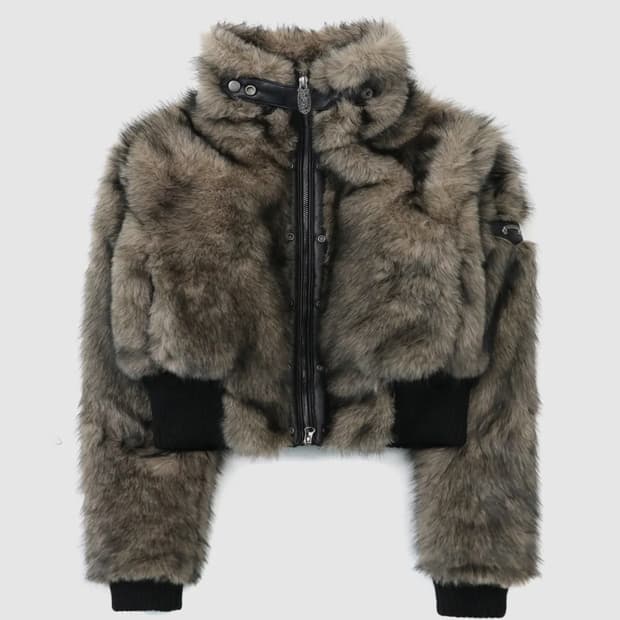 배드블러드 바이퍼81 하이넥 퍼자켓 코요태 (새상품)