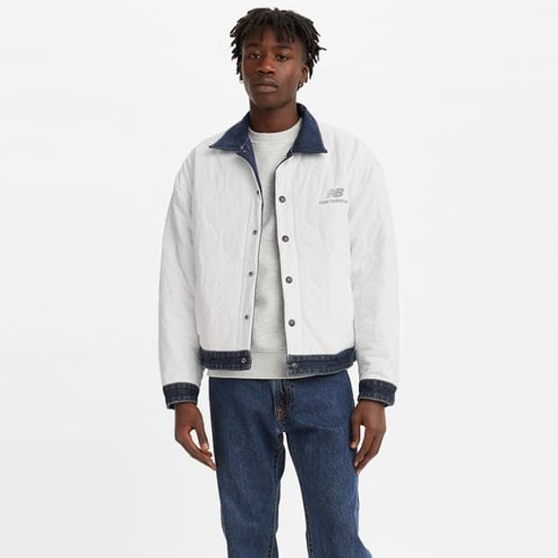 뉴발란스x리바이스 리버시블 패디드 자켓 S 상태 최상