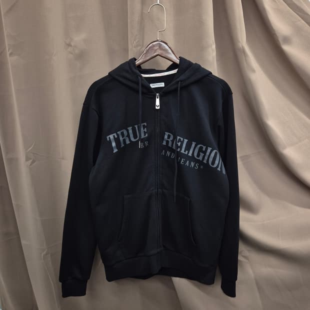 트루릴리젼 멀티로고 후드 집업 L