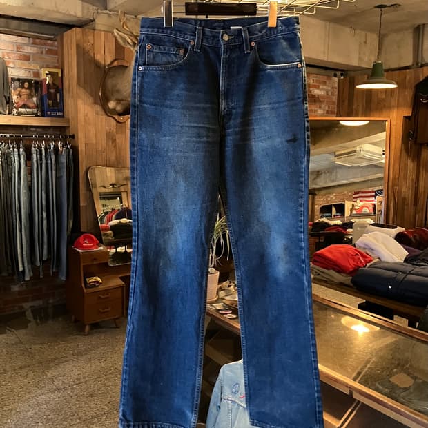 90s USA 빈티지 리바이스 517 부츠컷 데님 팬츠