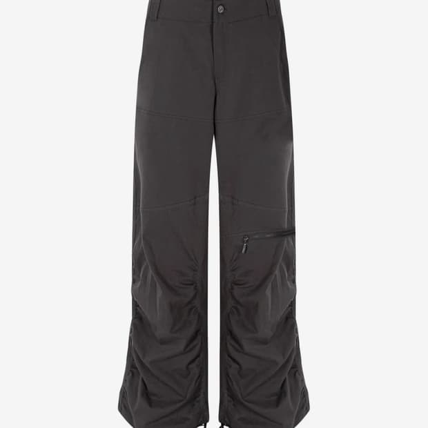 플노팔 Ava Parachute Wide Pants/Dark Brown