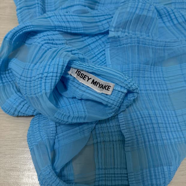 ISSEY MIYAKE 시스루 탑