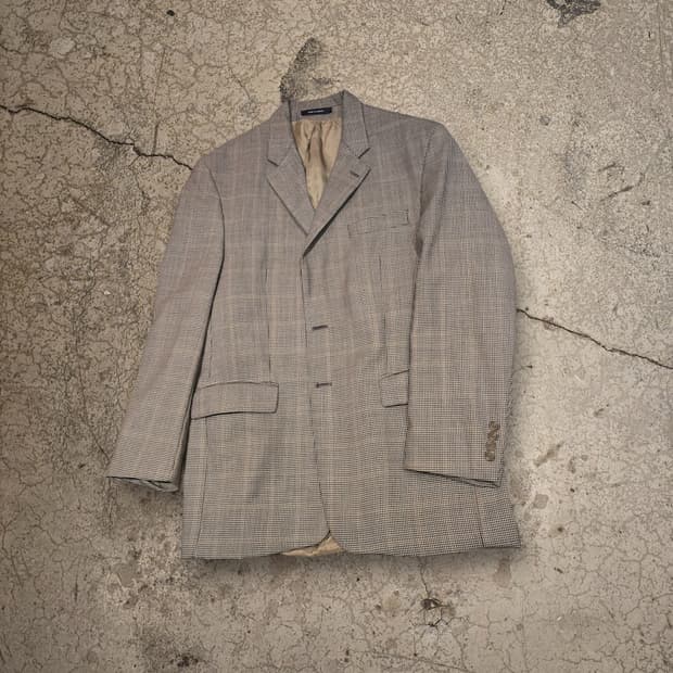 90s CHAPS Ralph Lauren 클래식 하운드투스 체크 재킷