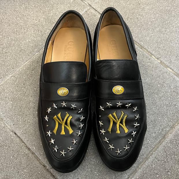 구찌 뉴욕양키스 로퍼