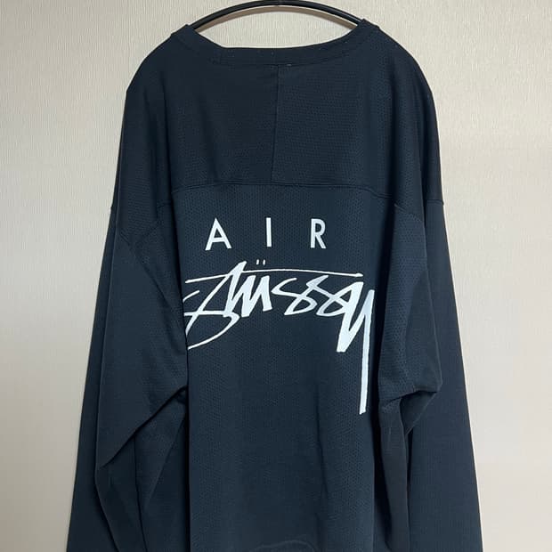 나이키 스투시 롱슬리브 탑블랙 2XL
