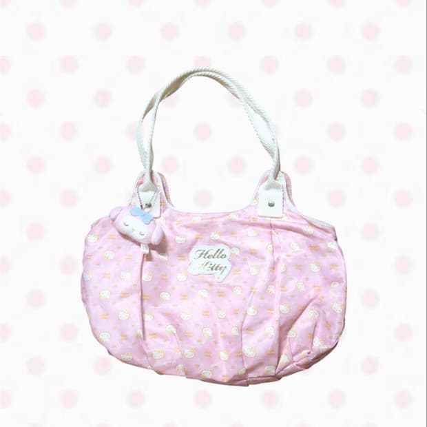 빈티지 Hello kitty 딸기우유 히메 숄더백 갸루 핀터레스트 산리오