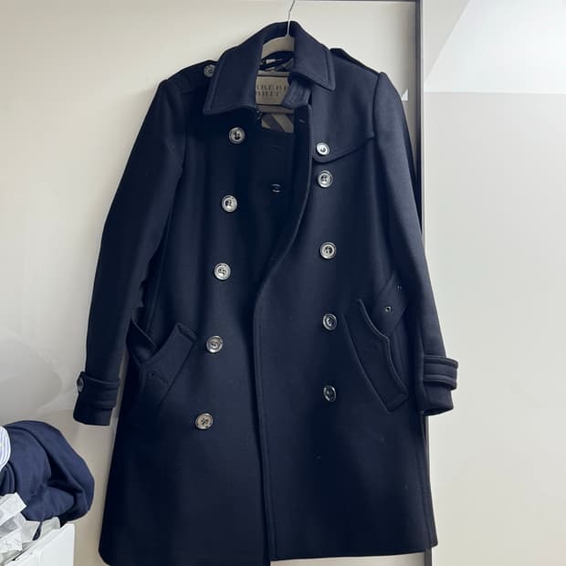 버버리 브릿 블랙 코트 UK6/US4