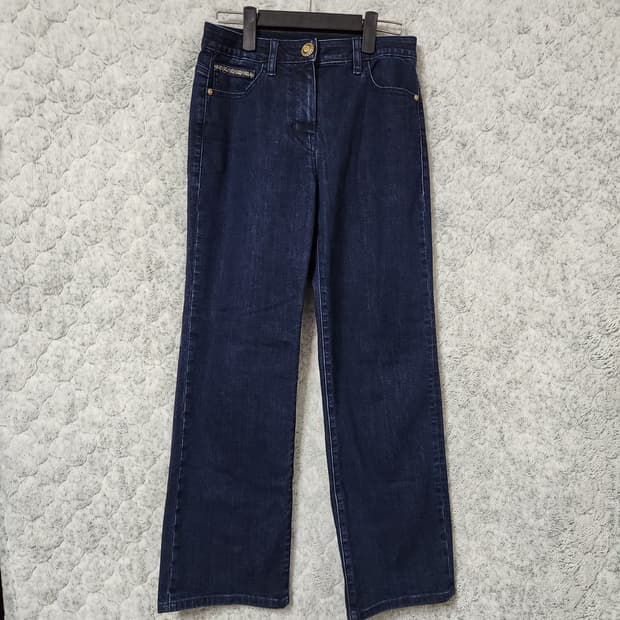 H613 [28] 칼라거펠트 밴딩 데님 청바지