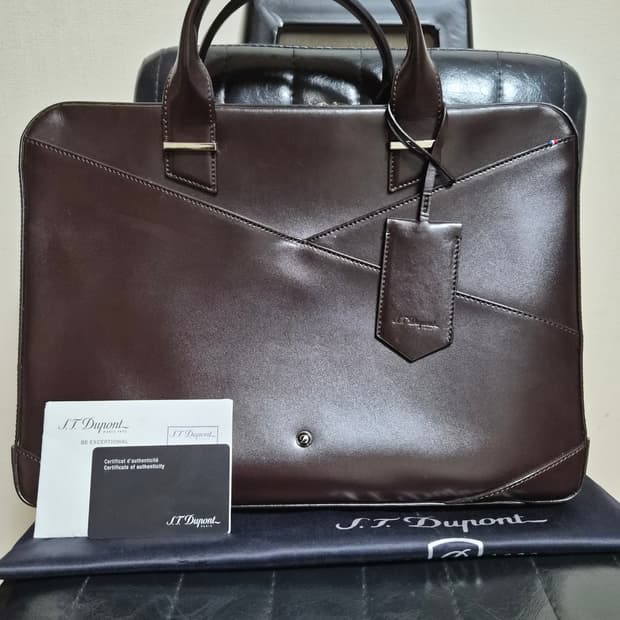 듀퐁 브라운 서류가방