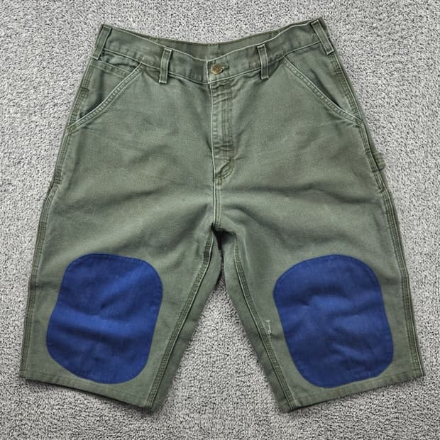 칼하트 덕캔버스 카펜터 워크 쇼츠 반바지 커스텀 (34") / 11889