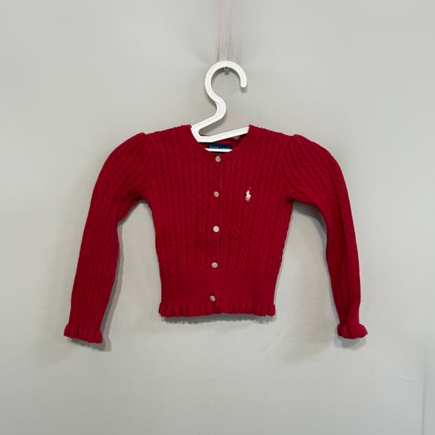 폴로 랄프로렌 키즈 니트 가디건 4T