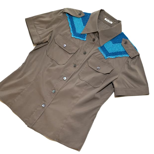 Miu Miu 05ss aplique shirts