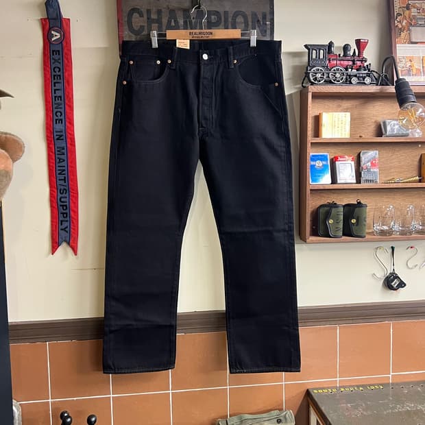 리바이스 501 블랙진 38x30 Size 데드스탁 260318-3