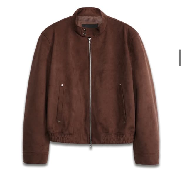 도프제이슨 스웨이드 해링턴 자켓