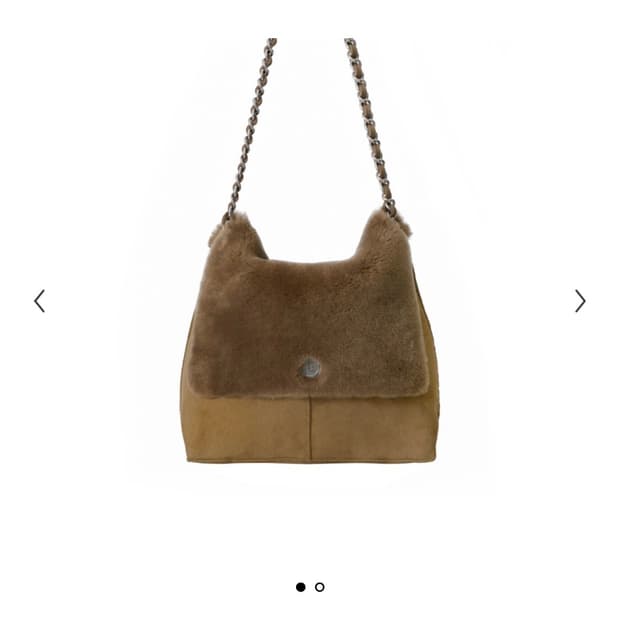 미닛뮤트 페블 체인 백 무스탕뱃