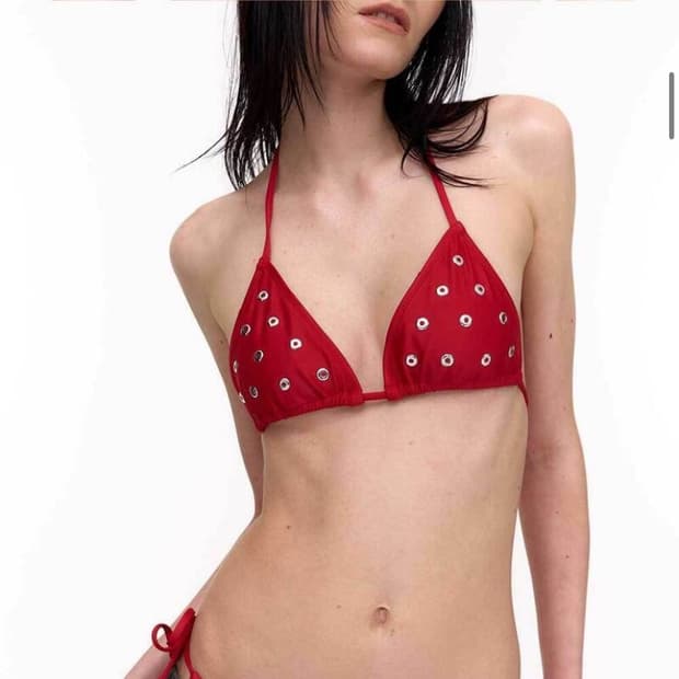 2000 아카이브스 레드 스터디 비키니 set
