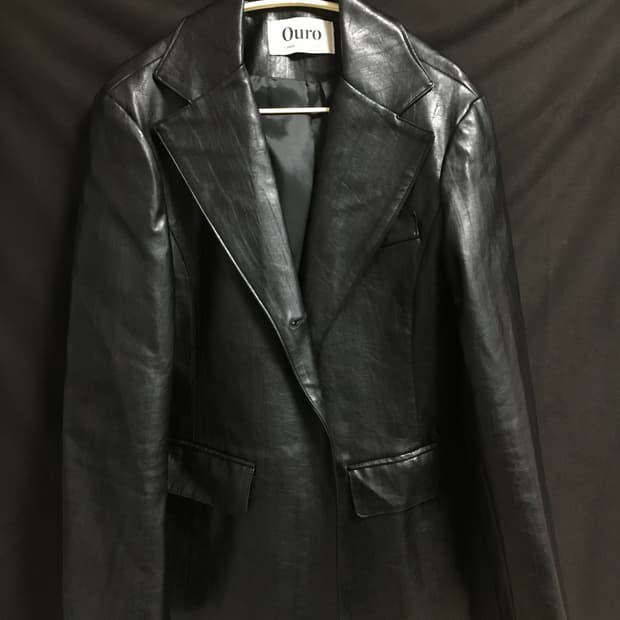 Lether blazer jacket