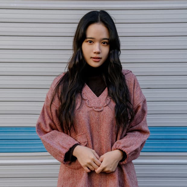 하나모요 헤링본 블라우스